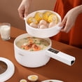 thumbnail image 3 of Cocina eléctrica multifuncional para dormitorio de estudiantes, cocina eléctrica pequeña, fideos fritos eléctricos integrados, olla caliente eléctrica antiadherente para 2 personas, 3 of 6