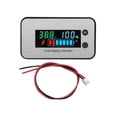 thumbnail image 2 of Voltímetro de 7-100V, medidor de voltaje, , probador Digital, medidor de temperatura profesional, probador de batería para cicleta y coche B Alarma de temperatura IPX7, 2 of 8