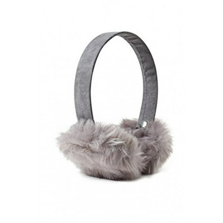 Fur Muff - S.anremo Girls Soft Imitation Rabbit Fur Headband Ear Muff Ear Warmers (Gray)