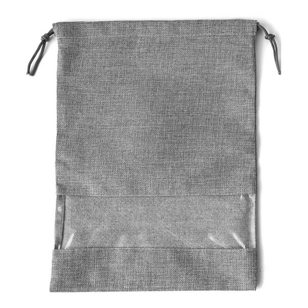 Nonwoven Portable Shoes Bag Travel Sport Storage Pouch Drawstring Dust