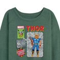 thumbnail image 3 of Marvel Thor - Action Figure - Women's French Terry Pullover Long Sleeve Shirt, 3 of 5