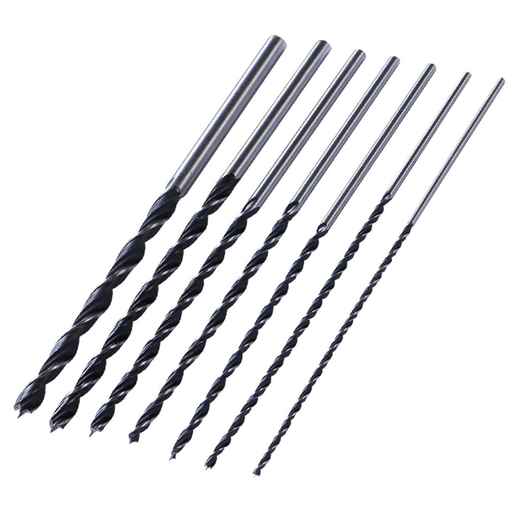 Hemoton 1 Set Long Drill Bit Hardwood Steel Drywall Drill Bit Woodworking Drill Bit