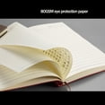 thumbnail image 4 of Cuaderno de notas A5 A6 de piel de oveja, diario de oficina, bloc de notas, papelería, cuaderno de notas rayado para estudiantes, 160 páginas/240 páginas, 4 of 5