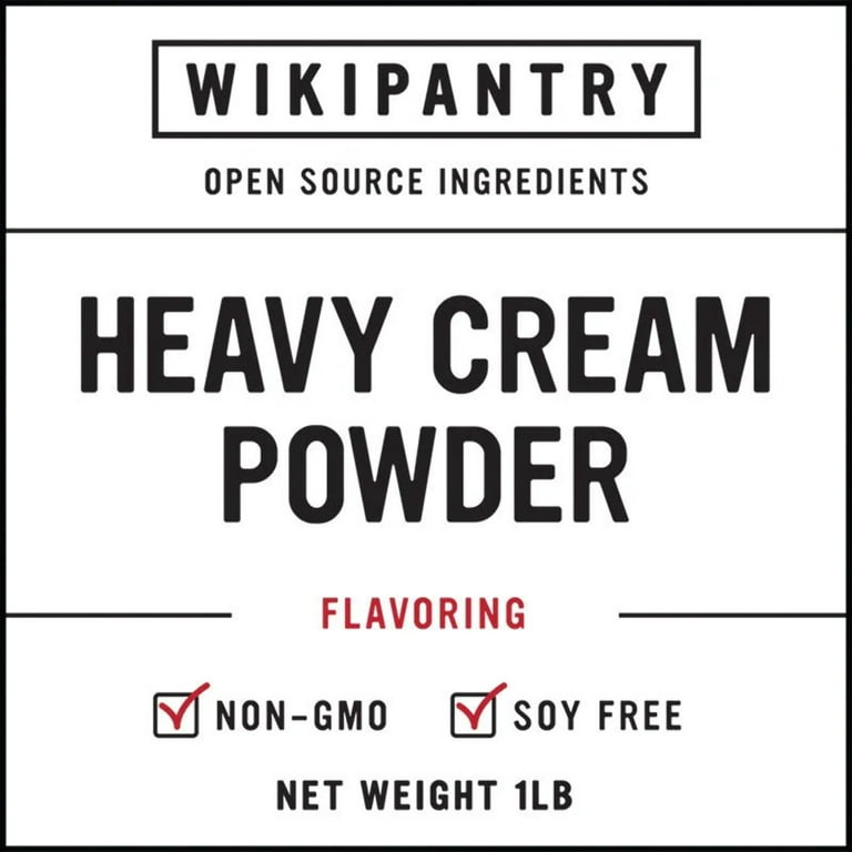 Wikipantry, Heavy Cream Powder (1lb / 16oz) 