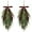 Burgundy, variant on AHeartcove 2 Pack Christmas Greenery Cedar Teardrop Swag with Velvet Ribbon Bow and Rustic Vintage Bells - Artificial Swag Wreath for Tree Outdoor Front Door Farmhouse Home Wall Mantle Decor(Khaki)