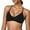 Black, variant on Versatile Strappy Back Sports Bra with Removable Pads – Seamless, Low-Support Yoga & Gym Bra for Women, Spaghetti Straps, No Underwire, Y-Back Design