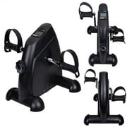 Indoor Mini Pedal Exerciser Cycle Exercise Bike Workout Fitness W LCD Display Adjustable Cycling Exerciser