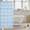 thumbnail image 3 of Manfei Cute Ghost Shower Curtain 72Wx84L,Happy Halloween Bathroom Shower Curtain, 3 of 5