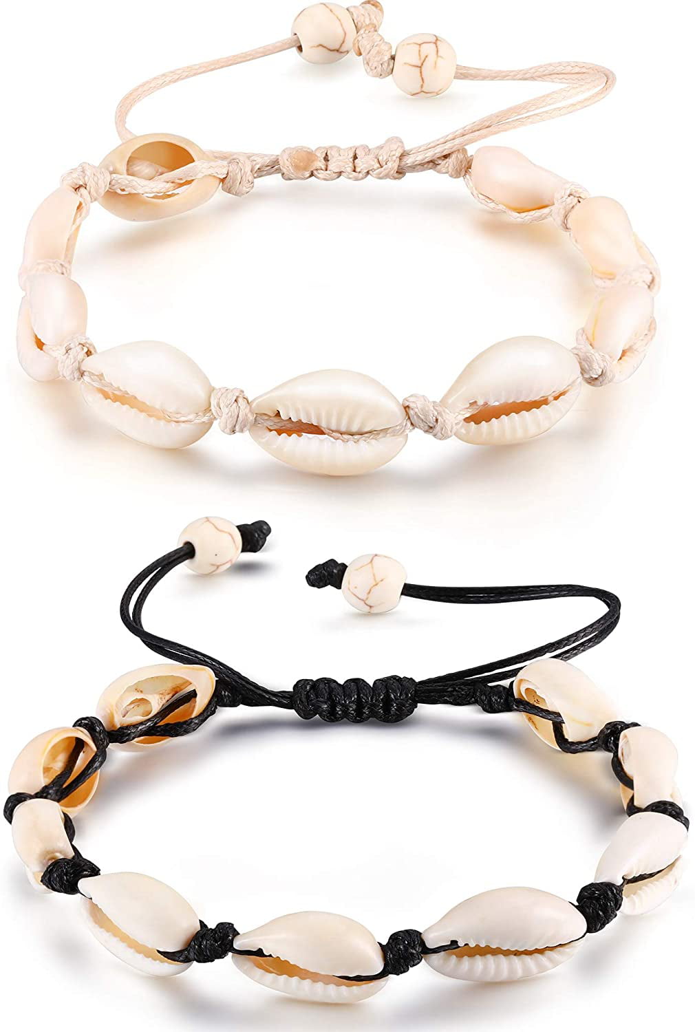 Pink Crochet Friendship Wrap Bracelet With Transparent Beads Boho summer beach jewelry Gift for best friend