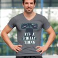 thumbnail image 4 of It's a Philly Thing Funny V-Neck T-shirt Philadelphia Championship City of Brotherly Love Football League Fan Tee, 4 of 7