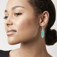 thumbnail image 5 of Vintage Bohemian Ethnic Turquoise Earrings Fashion Turquoise Drop Earrings Earrings, 5 of 8