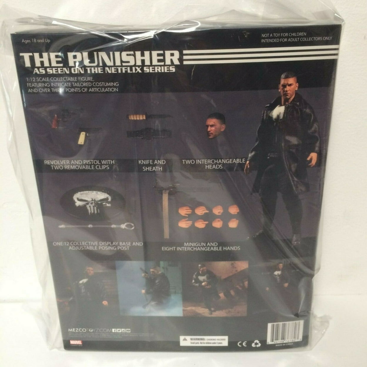 Marvel Punisher Action Figure Netflix Version Walmart