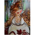 thumbnail image 1 of Fille en Robe Blanche - Peinture Diamant DIY, 1 of 6