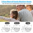 thumbnail image 2 of [3 Pairs] Replacement Ear Tips for Airpods Pro with Noise Reduction Hole, Silicone Ear Tips for Airpods pro with Portable Storage Box and Fit in The Charging Case (S/M/L, White), 2 of 6