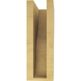 thumbnail image 4 of 4"W x 8"D x 12"H Classic Greensboro Rough Cedar Woodgrain TimberThane Corbel, Primed Tan, 4 of 6