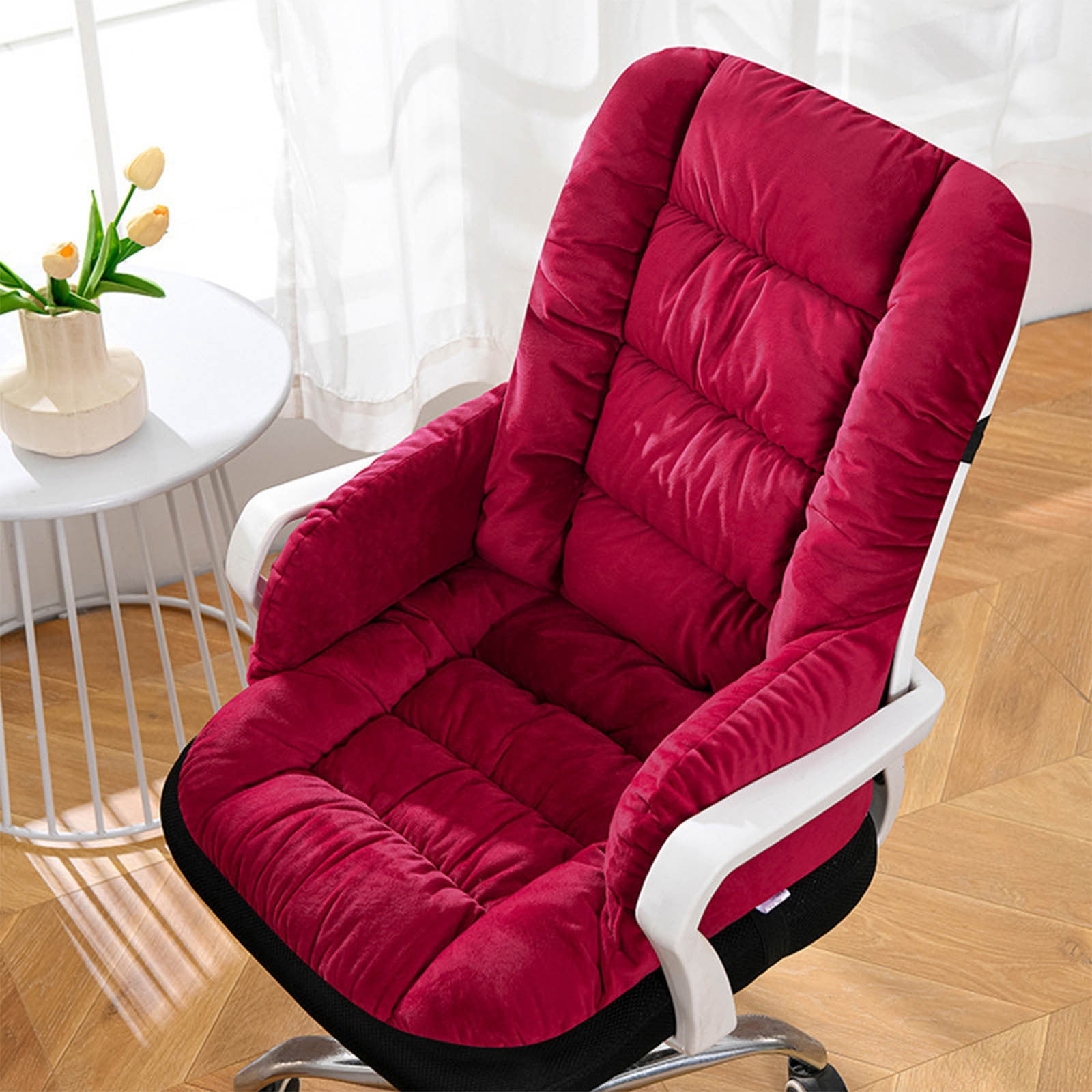 Heated Seat Cushion, Office Chair Heating Pad, Heated Seat Pad, Winter Integrated Heating Cushion (18x16 In) - Office Long-Period Sitting Waist Protection