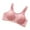 Pink, variant on Women's Traditional Strapless Style Plus Size Without Steel Rims Comfortable Adjustable Bra Womens Bras Black 44