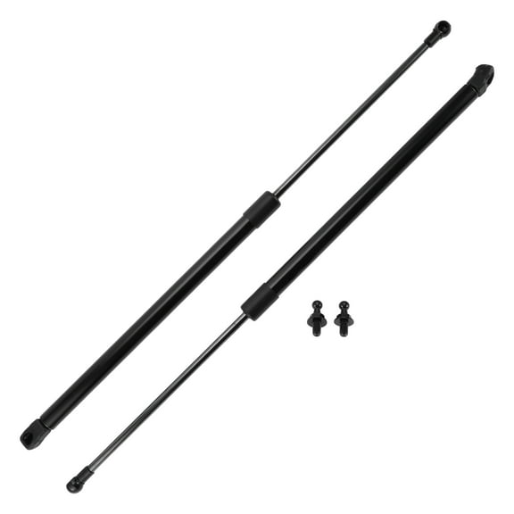 Unique Bargains Lift Supports Struts for Toyota Tundra 2000-2006 No.534400C011/434400C012 Front Hood Gas Spring Black 2PCS
