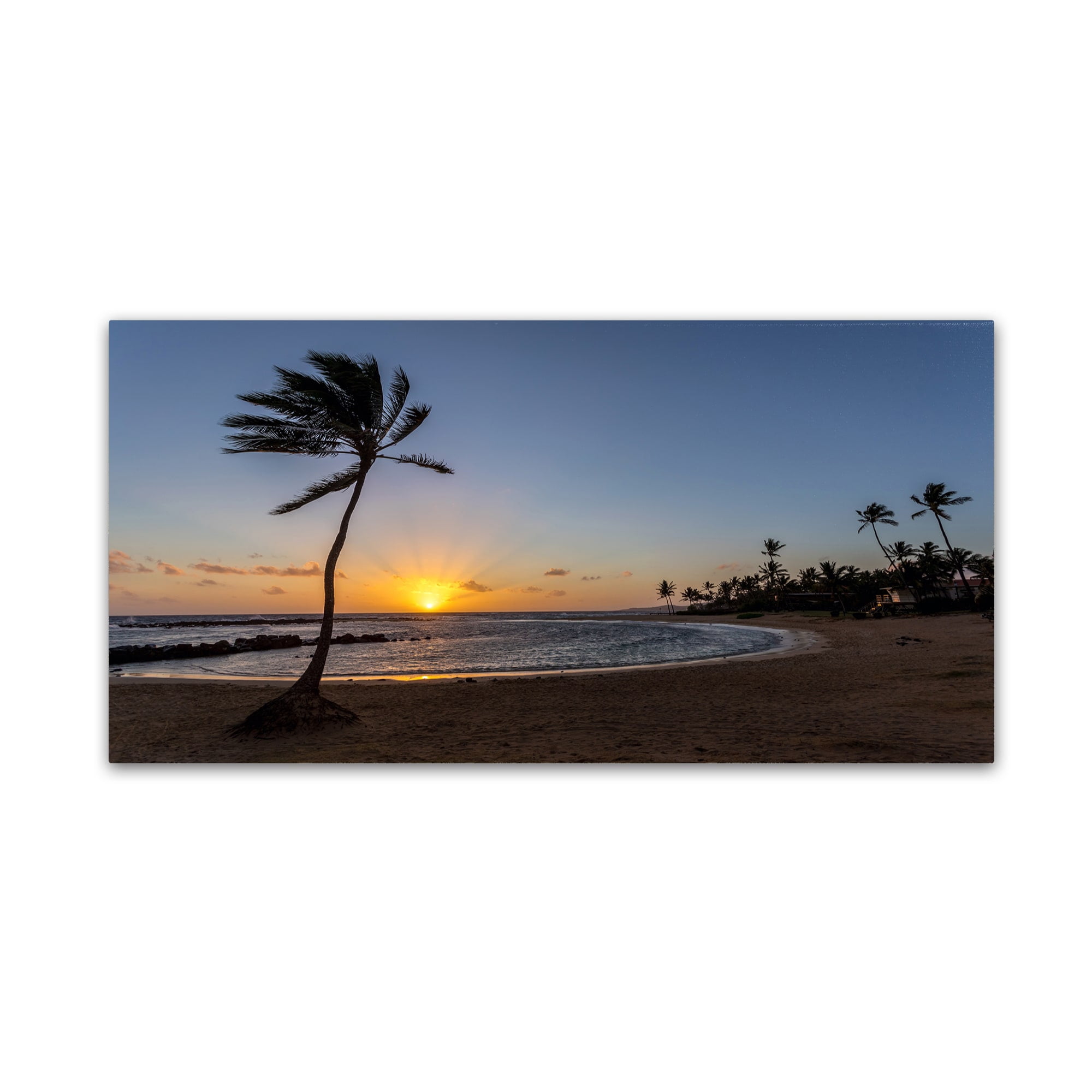 Trademark Fine Art 'Poipu Sunset' Canvas Art by Pierre Leclerc