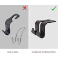 thumbnail image 2 of Headrest Hooks For Car, Car Seat Hooks, Purse Hooks For Car Handbag Clothes Coats Grry Bags2pa), 2 of 5