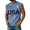 Sky Blue #045, variant on 4th of July Mens Tank Tops Loose Crew Neck Red White and Blue Print Shirts Sleeveless Independence Day Patriotic USA 250th Anniversary Celebration Party Tees, L