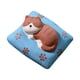 thumbnail image 3 of Figura de gato durmiendo, mascota de té de gato, Feng Shui, decoración del hogar, regalo, estatua de gatito, juego de té almohada azul, 3 of 9