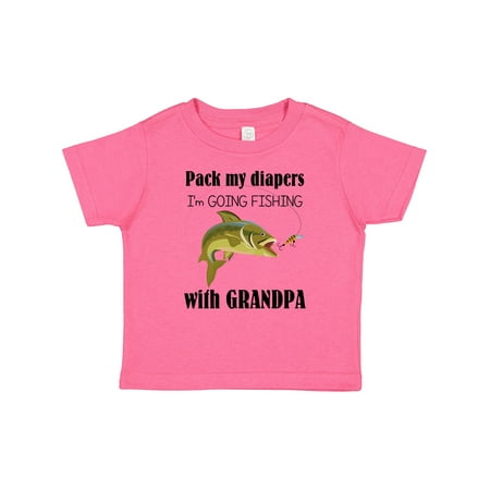 

Inktastic Going Fishing with Grandpa Gift Baby Boy or Baby Girl T-Shirt