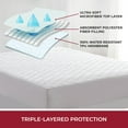 thumbnail image 4 of Mellanni Waterproof Mattress Pad 21" Deep Pocket, Breathable Mattress Cover, California King, 4 of 8