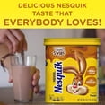 thumbnail image 2 of Nestlé Nesquik Chocolate Caramel Swirl Flavored Powder Drink Mix, 18.5 oz Canister, 2 of 9