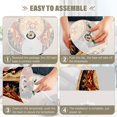 thumbnail image 6 of Boho Pattern LED Desk Lamp Table Lamp USB Bedside Nightstand Small Lamp for Bedroom Living Room Kids Room, 6 of 8