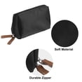thumbnail image 3 of Unique Bargains Portable Cosmetic Bag Travel Makeup Bag Storage Bag Waterproof Nylon 1 Pcs Black Red, 3 of 7