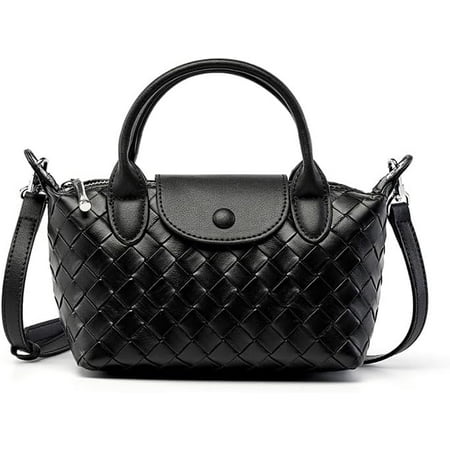 GZhLonKiMa Mini Lightweight Leather Women s top Handle Handbag Fashion Travel Daily Satchel