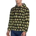 thumbnail image 3 of Rateoe Cactus Farmland Pattern Mens Hoodie, Pullover Hooded Sweatshirt, Kangaroo Pocket Hoodie Ideal for Daily Wear, Travel and Home-Medium, 3 of 7