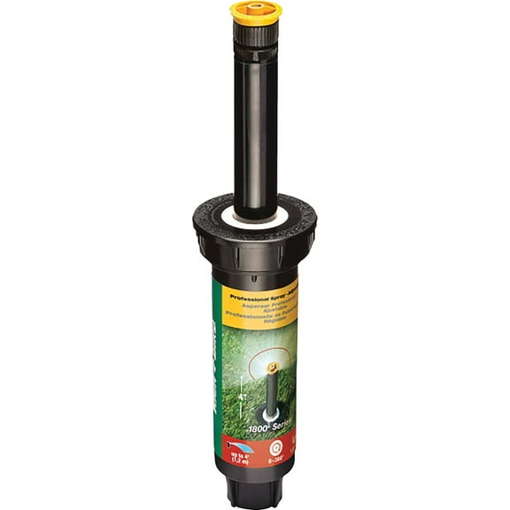 Rain Bird 1804AP4 Adjustable Pop-Up Sprinkler, Black