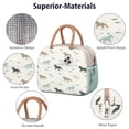 thumbnail image 4 of Reusable Horse Lnsulated Lunch Bag for Women & Men-Leakproof Water-Resistant Cooler Tote,Large Capacity(10.6x8.7x6.3in)for Work,Office,Travel,Picnic,Beach., 4 of 7