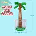 thumbnail image 4 of Conservador inflable Playbees de palmera, 2 unidades, 152 cm, 4 of 8
