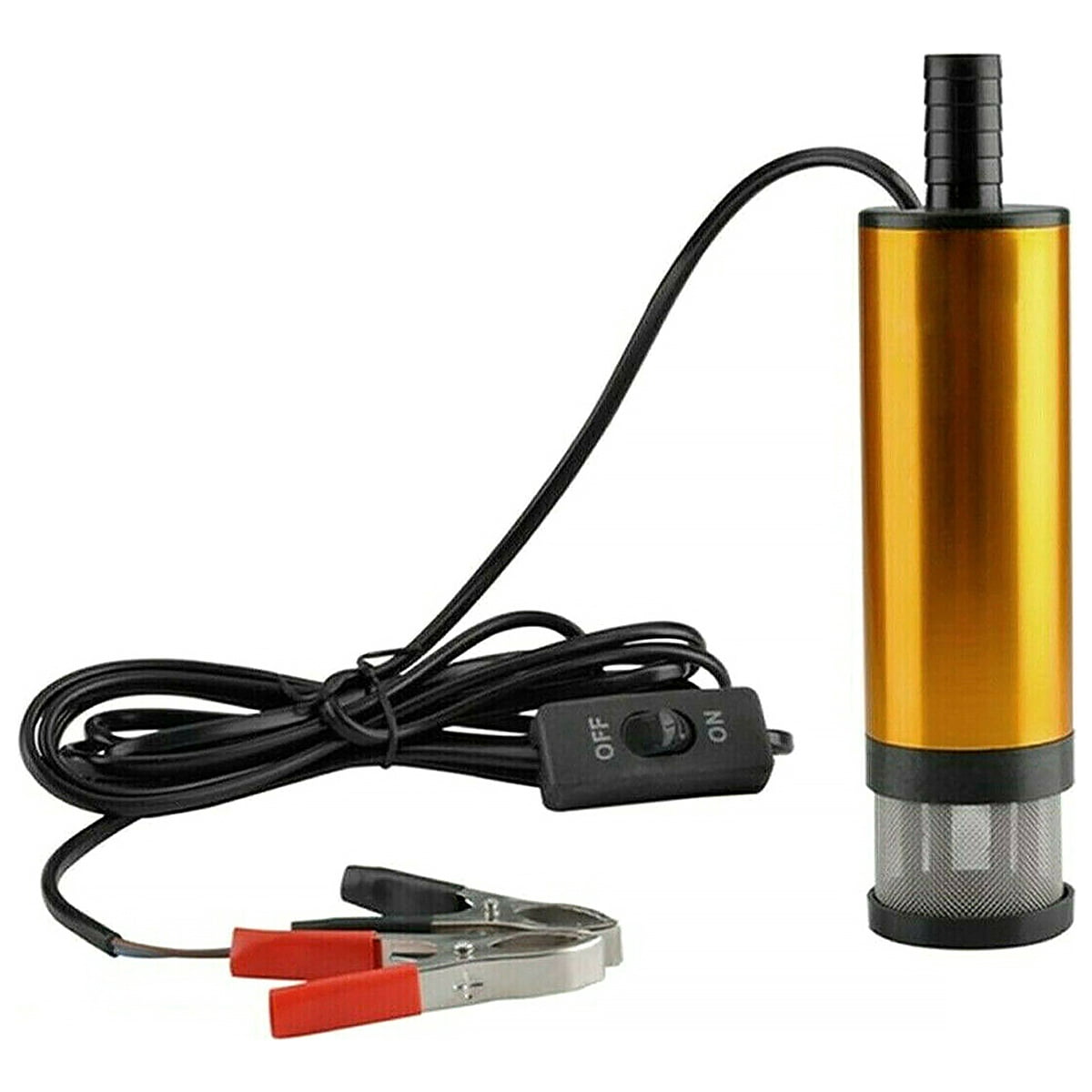 Diesel Fuel Pump Electric Water Oil Pump Portable DC 12V 38mm Airtight