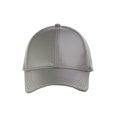 thumbnail image 2 of NYfashion101 Unisex Adjustable PU Leather Precurved Bill Baseball Cap Hat - CC Gray, 2 of 4