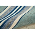 thumbnail image 6 of Nourison Lido Striped Aqua/Blue 9'3" x 12'9" Area Rug, (9x13), 6 of 7