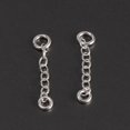 thumbnail image 2 of Abbracc 2pcs Extension Chaîne Bijoux Rallonge Queue Lien Résultats 925 Sterling - 1-15mm, 2 of 9