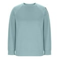 thumbnail image 6 of Fewfanhot Women's Clothing Casual Long Sleeve Sweatshirt Crew Neck Cute Pullover Relaxed Fit Tops, 6 of 6