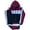 Dark Maroon/Light Grey, variant on Men's 2-Piece Sweatsuit Color Block Fleece Sweat Jacket and Jogger Sweatpants jogging Fleece suit