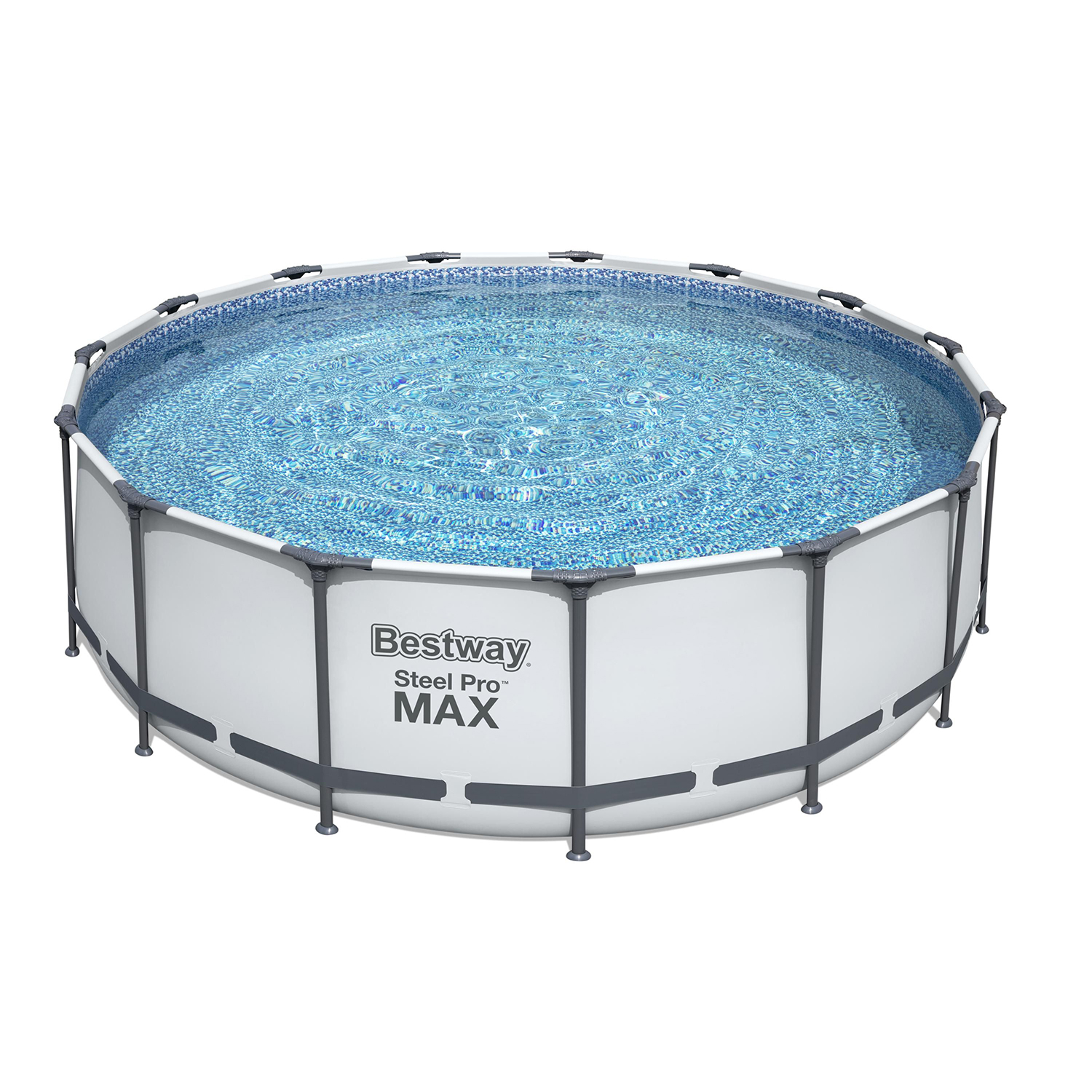 Bestway Steel Pro MAX 15' x 48" Round Above Ground Swimming Pool Set - image 3 of 11