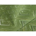 thumbnail image 4 of Ambesonne Olive Green Quilted Bedspread Set 3 Pcs, Rhombus Squares, King Size, Olive Green Coconut, 4 of 5
