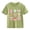 Light Green, variant on Girls Watercolor School Stationery Bow Graphic T Shirt Short Sleeve Crew Neck Cotton Casual Tee for Kids (White, 12-13 Years)