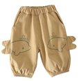 thumbnail image 3 of CONZONE Toddler Boys Pants Straight Leg Casual Pants for Child Elastic Waist Cartoon Graphic Fall Winter Athletic Jogger Pants with Pockets, 3 of 5