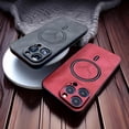 thumbnail image 5 of Luxury PU Leather Case For iPhone 15 14 13 12 11 Pro Max 15Pro 14Pro 13Pro iPhone15 iPhone14 For Magsafe Wireless Charge Cover a, 5 of 5