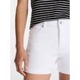 thumbnail image 5 of Time and Tru Women's Mid Rise Roll Cuff Denim Shorts, 4" Inseam, Sizes 0-20, 5 of 6