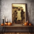 thumbnail image 2 of Three Kids With Pumpkin Heads Poster, Vintage Photography, Art Poster Print, Gothic Occult Poster, Halloween Poster, Wall Decor, 2 of 7