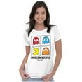 thumbnail image 3 of Problem Solved Pacman Women's T Shirt Ladies Tee Brisco Brands S, 3 of 5